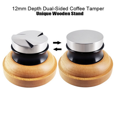Cafea Tamper Cafe Tamper 51mm 53mm 58mm Stand Presă Espresso Cafea Mașină dublu Covoraș de cafea Ac Accesorii Barista