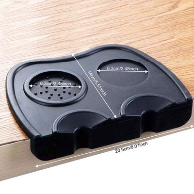 Cafea Tamper Cafe Tamper 51mm 53mm 58mm Stand Presă Espresso Cafea Mașină dublu Covoraș de cafea Ac Accesorii Barista