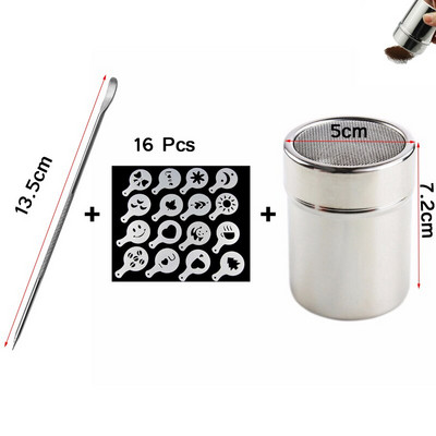 304 rozsdamentes acél kétoldalas, 12 mm-es mélységű, 51 mm-es kávéelosztó/szintező és kézi szabotázs portaszűrők