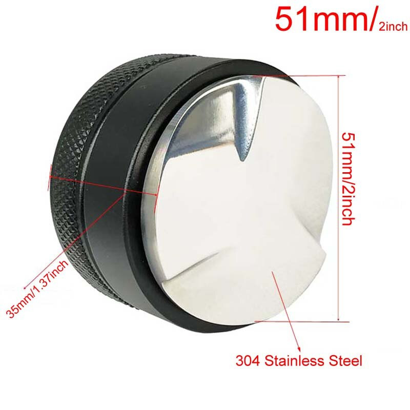 3 szögű kávé szabotázs 51 mm 53 mm 58 mm 304 rozsdamentes acél lapos kávé szabotázs szerszámok dupla kávészőnyeg tejkancsóval