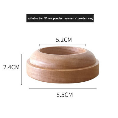 51/53/58 mm-es kávészabotázs 304 rozsdamentes acél professzionális lapos szabotázs eszpresszó eszpresszó kávéfőző tejcsésze adagoló gyűrű