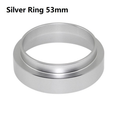 51/53/58 mm-es kávészabotázs 304 rozsdamentes acél professzionális lapos szabotázs eszpresszó eszpresszó kávéfőző tejcsésze adagoló gyűrű