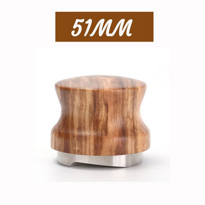 Medinis nerūdijantis plienas 51/53/58 mm kavos miltelių presavimo espreso skirstytuvo lygintuvo įrankis Portafiltrui