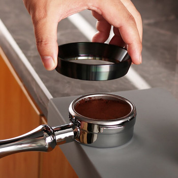 51/53/58 мм дозиращ пръстен от неръждаема стомана Професионален пръстен за фуния за еспресо кафе на прах за филтър за кафе Breville Portafilters
