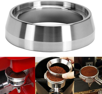 51/53/58 мм дозиращ пръстен от неръждаема стомана Професионален пръстен за фуния за еспресо кафе на прах за филтър за кафе Breville Portafilters