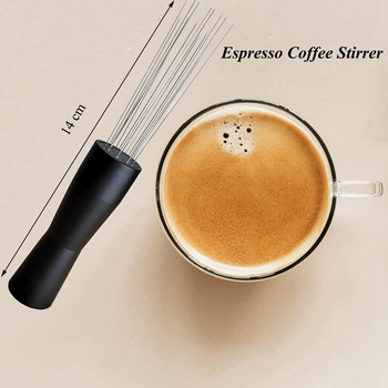 Кафе на прах Тампер Разпределител Нивелир Инструмент WDT Бъркалка Еспресо Инструмент за разбъркване Игли от неръждаема стомана