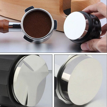 Coffee Distributor Tamper Dual Head Coffee Leveler Calibrated Professional Espresso Hand Tamper από ανοξείδωτο χάλυβα Βάση 51/53/58mm