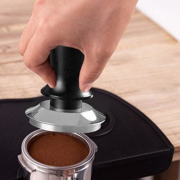 Ανοξείδωτο ατσάλι 51/53/58 mm Coffee Tamper Powder Hammer for Espresso Mat Powder Press Coffee Maker Grinder Supplies