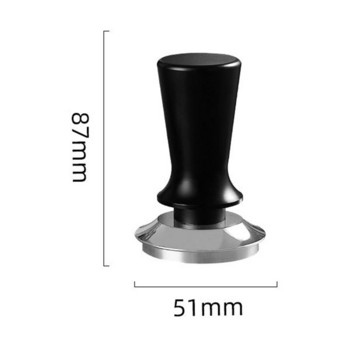Ανοξείδωτο ατσάλι 51/53/58 mm Coffee Tamper Powder Hammer for Espresso Mat Powder Press Coffee Maker Grinder Supplies