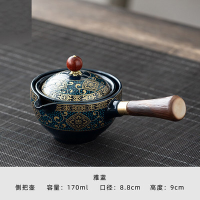 Nešiojamas Lazy Kung Fu arbatos rinkinys Arbatos puodelis Arbatinukas 360 Automatinis verpimas Kūrybinis arbatos gaminimo arbatos rinkinys Kiniškos arbatos ceremonijos dovana