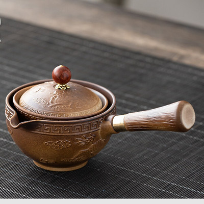 Nešiojamas Lazy Kung Fu arbatos rinkinys Arbatos puodelis Arbatinukas 360 Automatinis verpimas Kūrybinis arbatos gaminimo arbatos rinkinys Kiniškos arbatos ceremonijos dovana