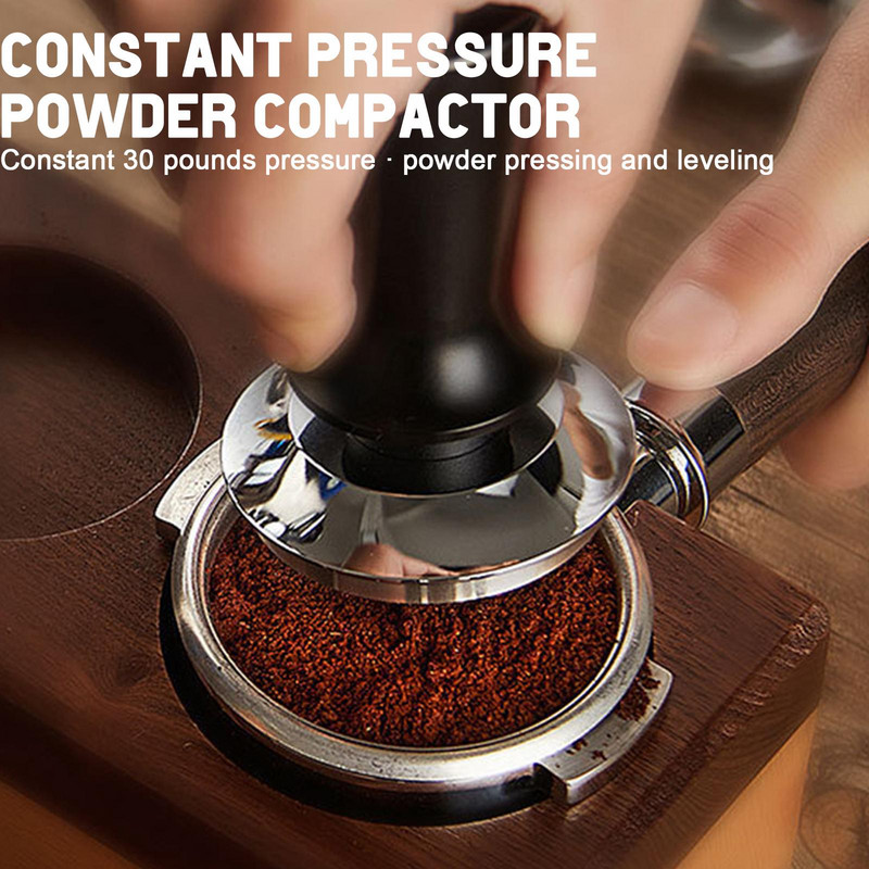 1 kom kalibrirani nabijač za kavu u prahu 51/53/58 mm kalibrirani nabijač za espresso s čeličnom bazom s oprugom