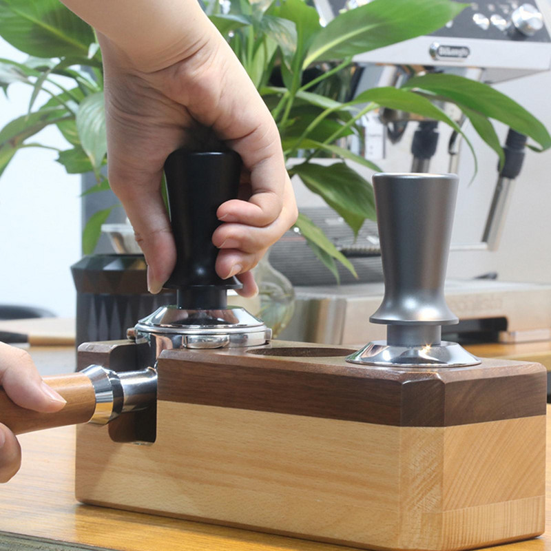1 kom kalibrirani nabijač za kavu u prahu 51/53/58 mm kalibrirani nabijač za espresso s čeličnom bazom s oprugom
