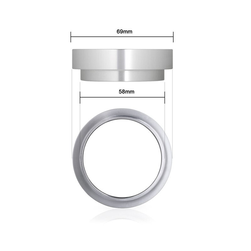 51/54/58 mm-es kávéadagoló gyűrű alumíniumötvözet intelligens adagológyűrű főzőtálkás kávépor eszpresszó barista tölcsérhez