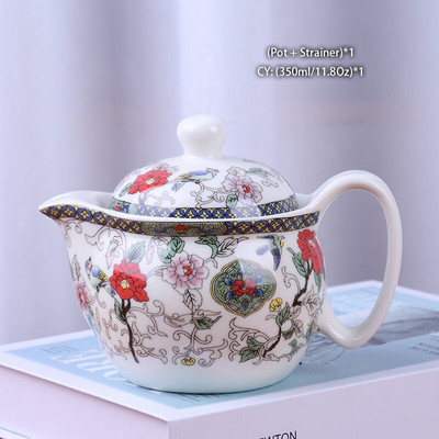 Kínai kerámia teáskészlet Kung Fu porcelán teás csésze edénykészlet Sárkány teáskanna teáscsésze Kungfu teaset Puer Oolong teaszertartási teáskészlet