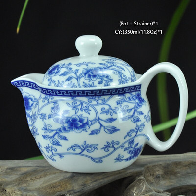 Kínai kerámia teáskészlet Kung Fu porcelán teás csésze edénykészlet Sárkány teáskanna teáscsésze Kungfu teaset Puer Oolong teaszertartási teáskészlet