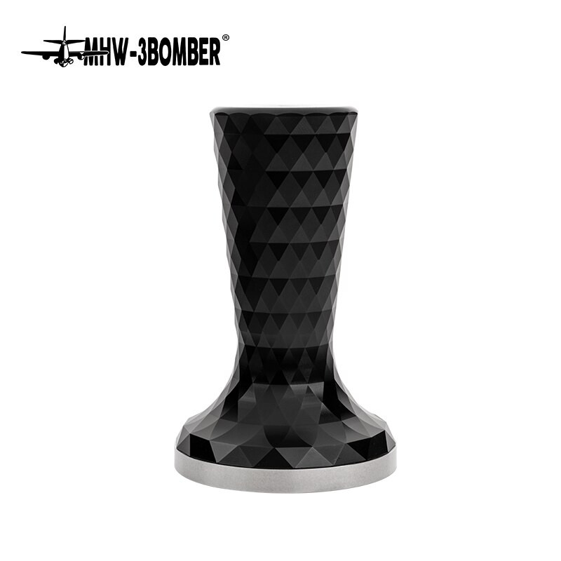 Kávé szabotázs 58mm espresso szabotázs 58mm rozsdamentes acél talp Barista döngölő szerszámok Kávéprés
