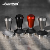 Kávé szabotázs 58 mm espresso szabotázs rozsdamentes acél lapos talp Barista kávéprés eszpresszó kávéfőző tartozékok