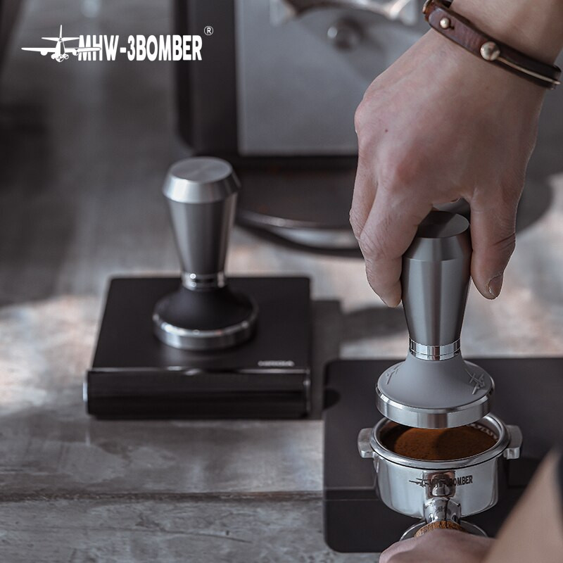Kávé szabotázs 58 mm espresso szabotázs rozsdamentes acél lapos talp Barista kávéprés eszpresszó kávéfőző tartozékok