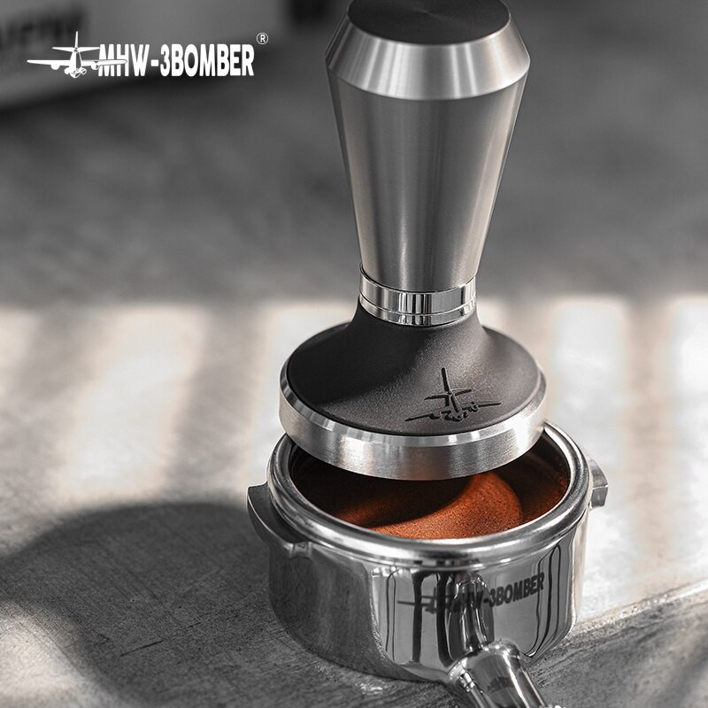 Kávé szabotázs 58 mm espresso szabotázs rozsdamentes acél lapos talp Barista kávéprés eszpresszó kávéfőző tartozékok
