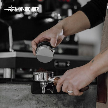 Coffee Tamper 58mm Διανομέας καφέ από ανοξείδωτο ατσάλι Leveler Espresso για Breville Delonghi La Marzocco Portafilters