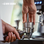 Espresso szabotázs 58 mm kávé szabotázs 58 mm automatikus visszapattanó állandó nyomású rozsdamentes acél lapos talp