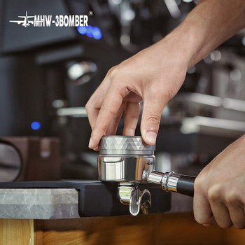 Espresso Tamper 58mm Coffee Tamper 58mm Automatic Rebound Constant Pressure Επίπεδη βάση από ανοξείδωτο χάλυβα