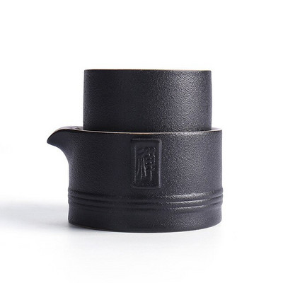 Kung Fu Teaware 1 oală 2 căni din ceramică de călătorie în aer liber Birou Set de băuturi cești portabile de ceai chinezești Gaiwan ceainic cadou rafinat