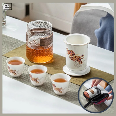 Reisi teekomplekt Keraamiline tass Bts Cup Kaasaskantav teekann Kung Fu Teenõu Lilla Liiva Teetass Teetseremoonia Hiina teekomplekti kinkekomplekt