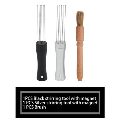 304 rozsdamentes acél tű típusú kávépor, elosztó kávé szabotázselosztó kiegyenlítő szerszám tű kávé szabotázsiroda