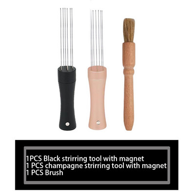 304 rozsdamentes acél tű típusú kávépor, elosztó kávé szabotázselosztó kiegyenlítő szerszám tű kávé szabotázsiroda