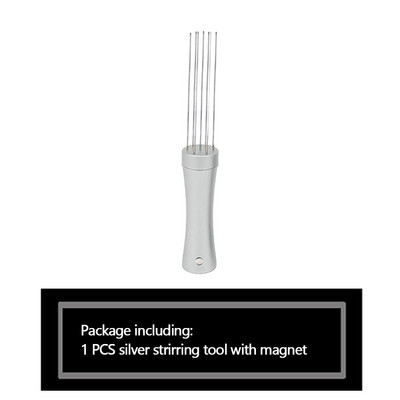 304 rozsdamentes acél tű típusú kávépor, elosztó kávé szabotázselosztó kiegyenlítő szerszám tű kávé szabotázsiroda