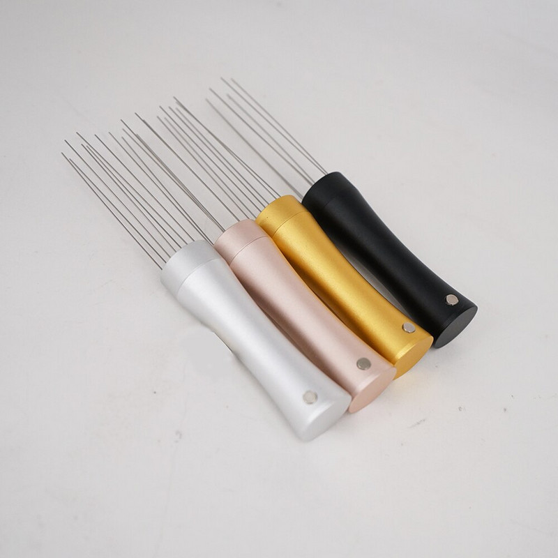 304 rozsdamentes acél tű típusú kávépor, elosztó kávé szabotázselosztó kiegyenlítő szerszám tű kávé szabotázsiroda