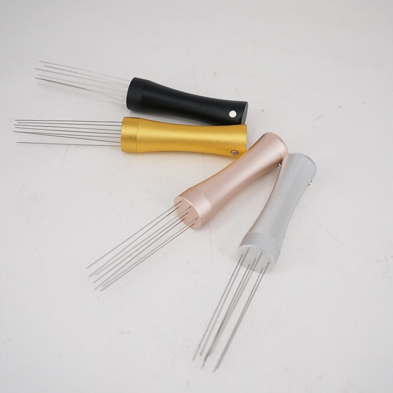 304 rozsdamentes acél tű típusú kávépor, elosztó kávé szabotázselosztó kiegyenlítő szerszám tű kávé szabotázsiroda