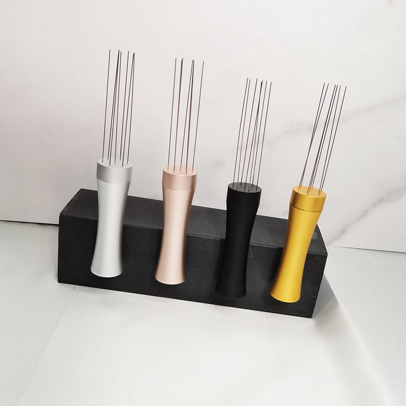 304 rozsdamentes acél tű típusú kávépor, elosztó kávé szabotázselosztó kiegyenlítő szerszám tű kávé szabotázsiroda