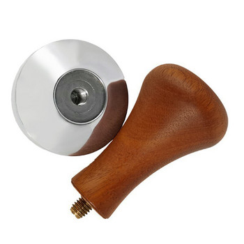 Coffee Tamper Barista Espresso 51mm 53mm 58mm Flat Press Tampers Base With Silicone Mat Dosing Ring Powder Cup