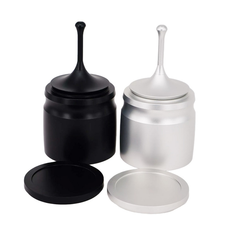 Aliuminio lydinio išmaniojo dozavimo žiedo dubenys, skirti 58 mm kavos sugadinimui espresso barista įrankis kavos milteliams juodas sidabras 