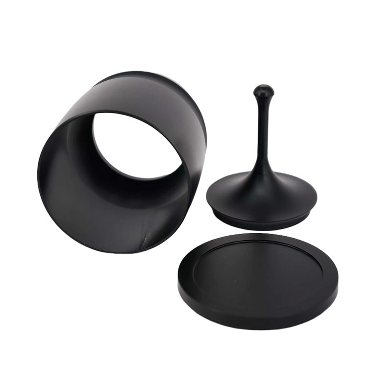 Aliuminio lydinio išmaniojo dozavimo žiedo dubenys, skirti 58 mm kavos sugadinimui espresso barista įrankis kavos milteliams juodas sidabras 