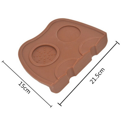 „Barista“ kavos neslystantis kilimėlis „Espresso Latte Art“ rašiklio suspaudimo laikiklis Kavos reikmenų tamperės Kavos malimo minkštas minkštas silikoninis kilimėlis