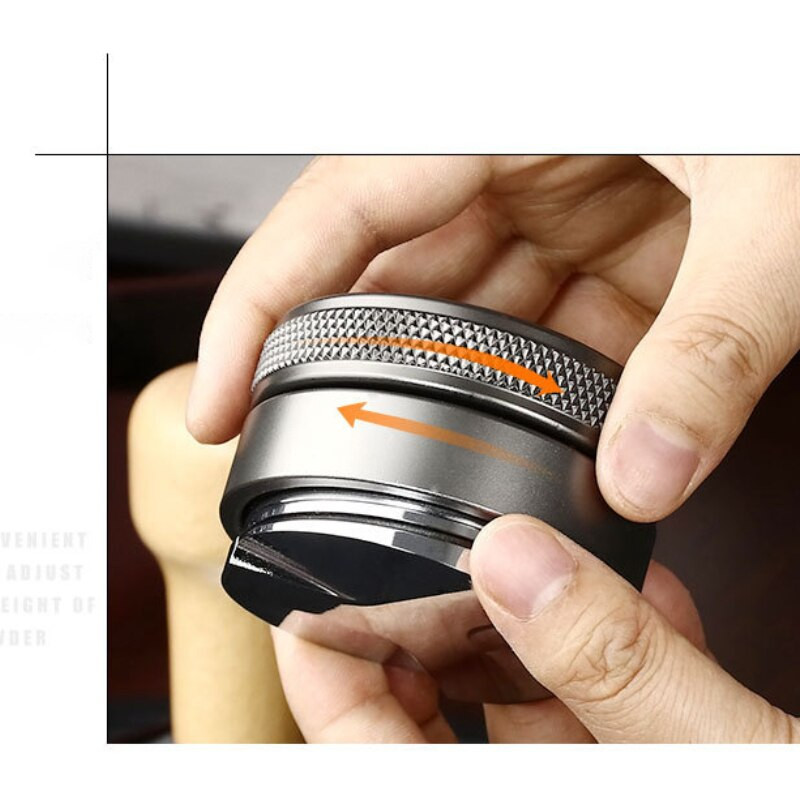 51mm/53mm/58mm rozsdamentes acél kávékendő por Macaron Design három paszta, állítható magasságú porseprő kávéfőző