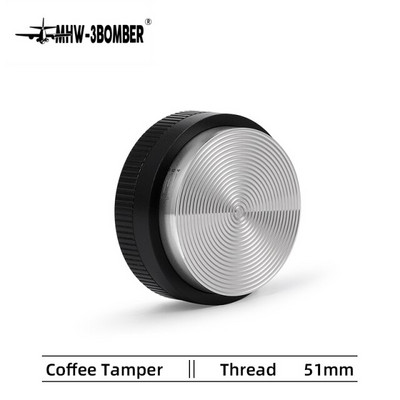 Kávé Tamper Espresso Szabotázs 51mm 53mm 58mm Kávéelosztó Barista Elosztó Eszközök Rozsdamentes acél talp Ultra vékony