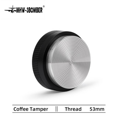 Kávé Tamper Espresso Szabotázs 51mm 53mm 58mm Kávéelosztó Barista Elosztó Eszközök Rozsdamentes acél talp Ultra vékony
