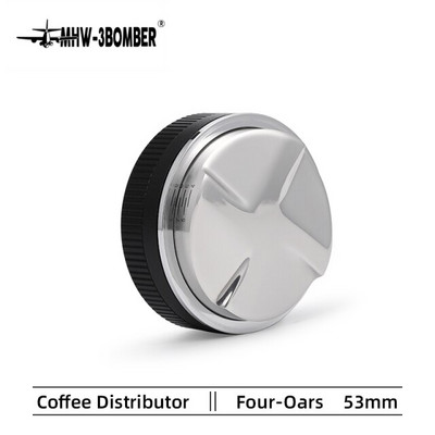 Kávé Tamper Espresso Szabotázs 51mm 53mm 58mm Kávéelosztó Barista Elosztó Eszközök Rozsdamentes acél talp Ultra vékony