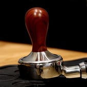 Maisto klasės 51/53/58 mm kavos tamperė medinė rankena Barista Espreso kavos malūnėlis Rankų darbo aukštos kokybės karštas išpardavimas