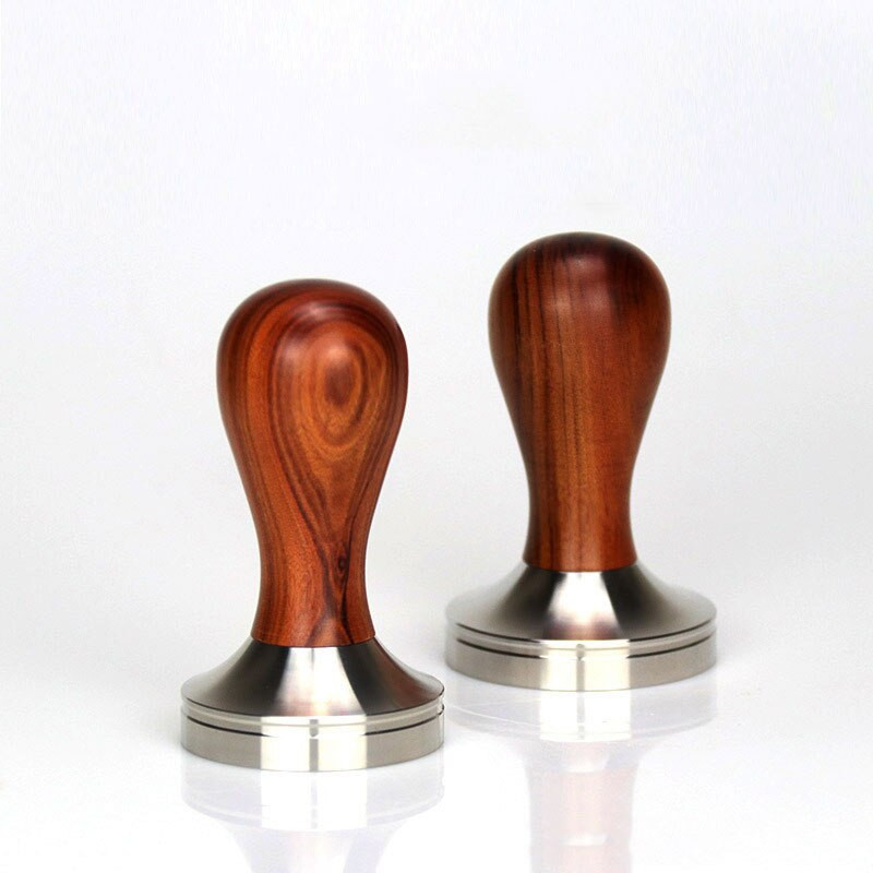 Maisto klasės 51/53/58 mm kavos tamperė medinė rankena Barista Espreso kavos malūnėlis Rankų darbo aukštos kokybės karštas išpardavimas