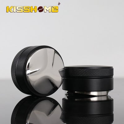 51MM/53MM/58MM állítható kávéelosztó 304 Rozsdamentes acél Kávé Tamper Kávépor Kalapács Kávétartozékok Barista