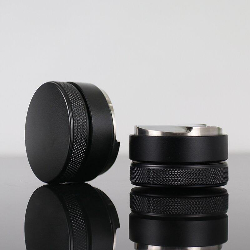 51MM/53MM/58MM állítható kávéelosztó 304 Rozsdamentes acél Kávé Tamper Kávépor Kalapács Kávétartozékok Barista