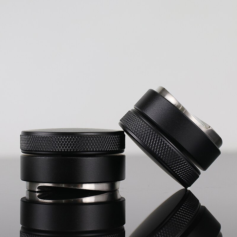 51MM/53MM/58MM állítható kávéelosztó 304 Rozsdamentes acél Kávé Tamper Kávépor Kalapács Kávétartozékok Barista