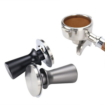 51 мм/53 мм/58 мм набивка за кафе, регулируемо налягане на еспресо прахообразна набивка с чук, аксесоар за кафе с плоска основа