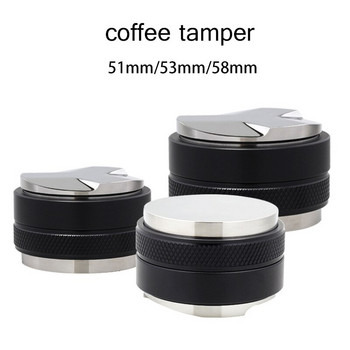 Регулируем разпределител за кафе от неръждаема стомана 304 Espresso Tamper 51/53/58 мм, наличен за повечето портафилтъри